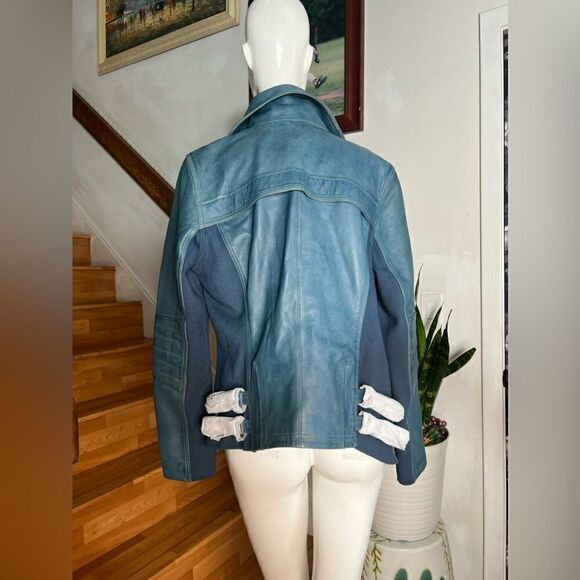 Free People x We The Free Cora Leather Jacket/ Size L - Picture 6 of 8